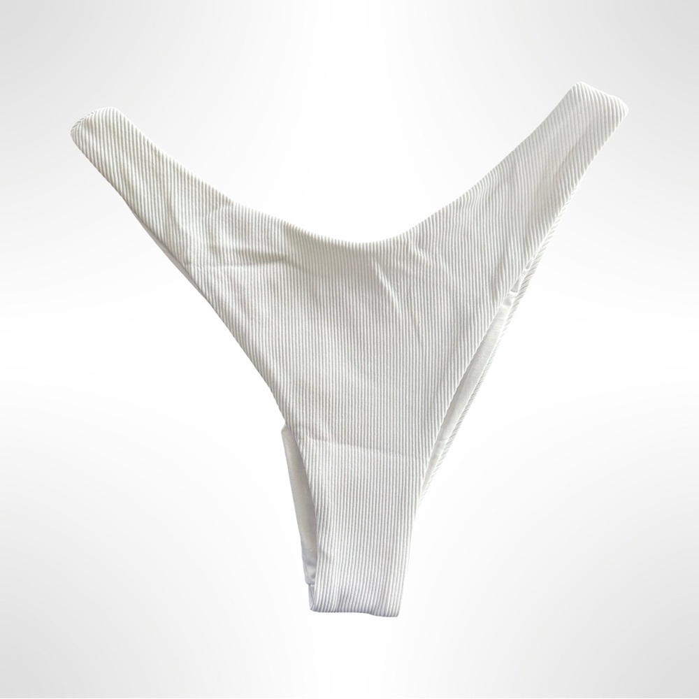 L*Space White Bikini Bottom